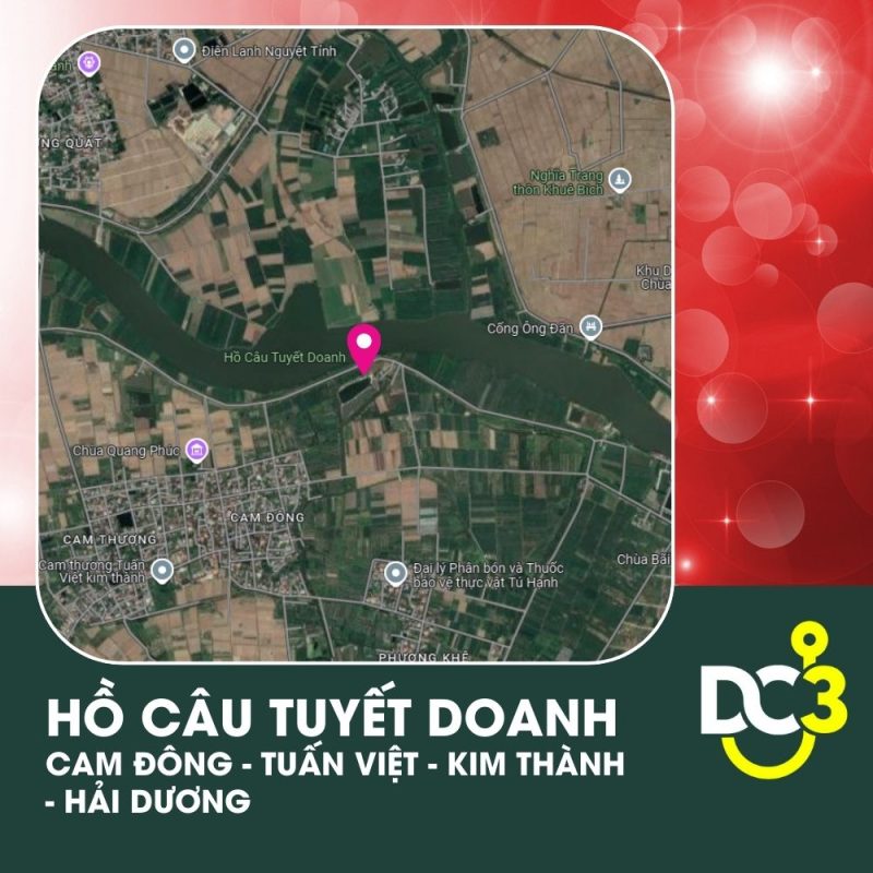 Vị trí Google Map - Hồ câu Tuyết Doanh