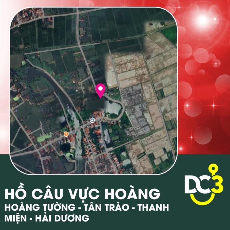 Vị trí Google Map - Hồ câu Vực Hoàng
