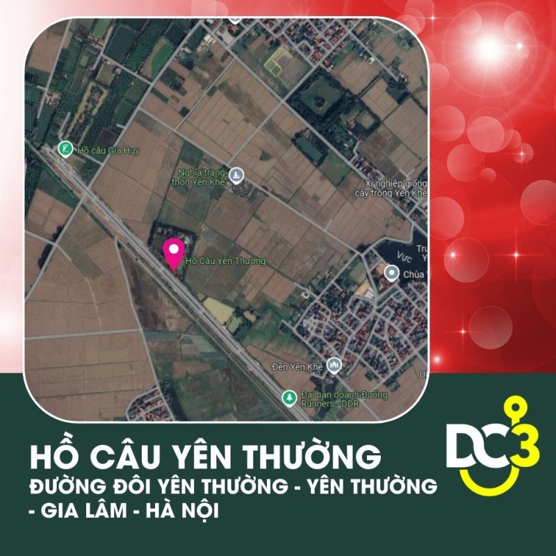 Vị trí Google Map - Hồ câu Yên Thường