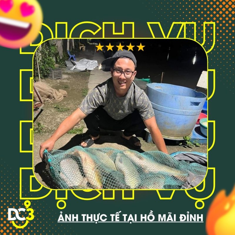 Dịch vụ tiện ích hồ câu Mãi Đỉnh
