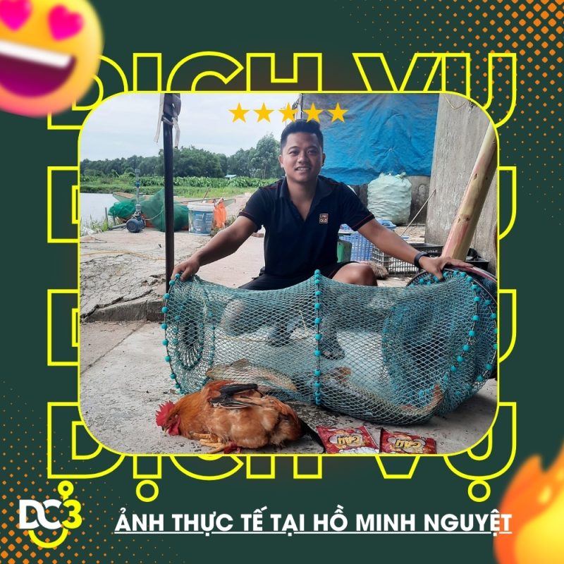 Dịch vụ tiện ích hồ câu Minh Nguyệt