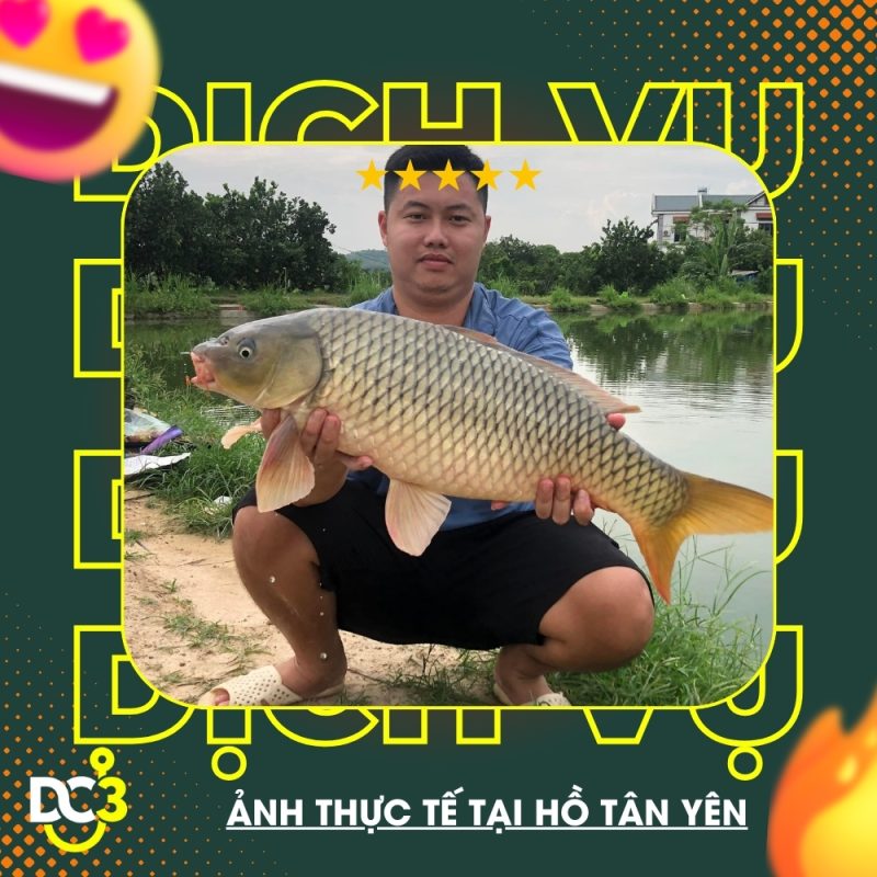 Dịch vụ tiện ích hồ câu Tân Yên