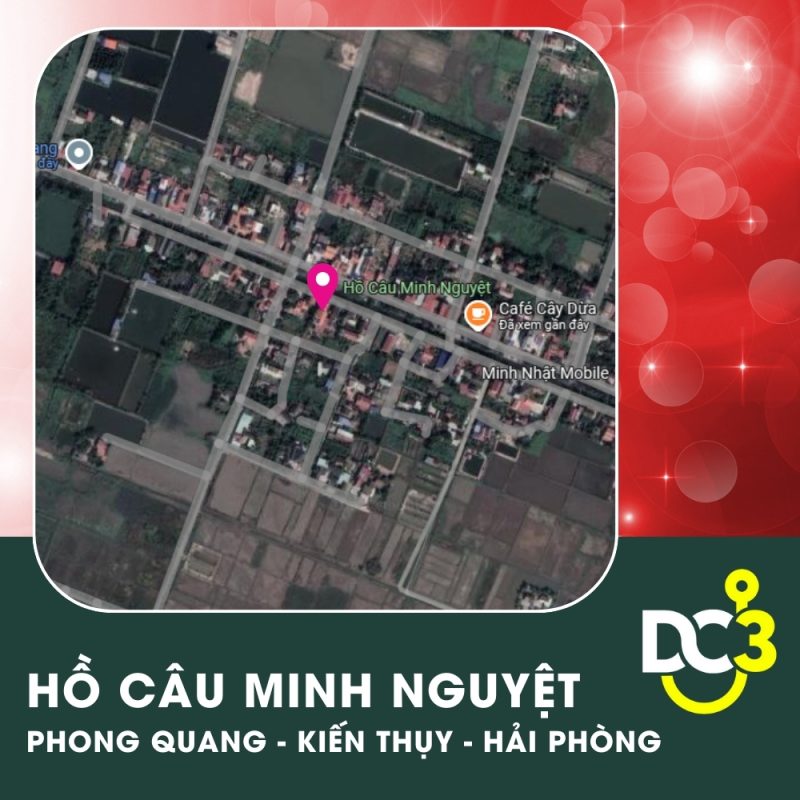 Vị trí Google Map - Hồ câu Minh Nguyệt