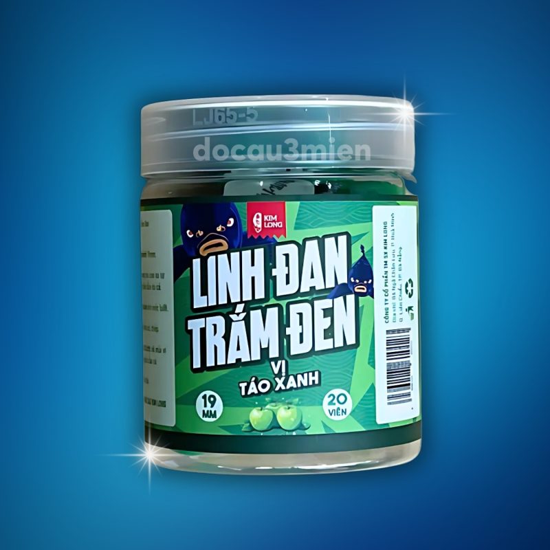 Hương liệu Linh Đan Trắm Đen Kim Long 19MM vị táo xanh