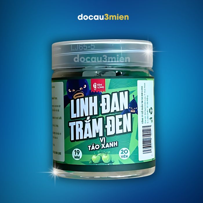 Linh đan trắm đen Kim Long 19MM vị táo xanh