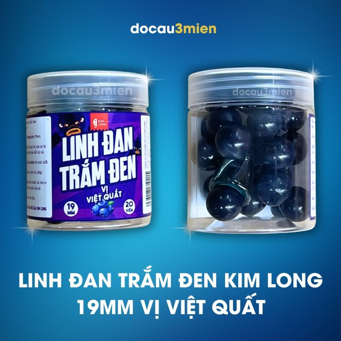 Hương vị câu cá linh đan trắm đen Kim Long vị việt quất